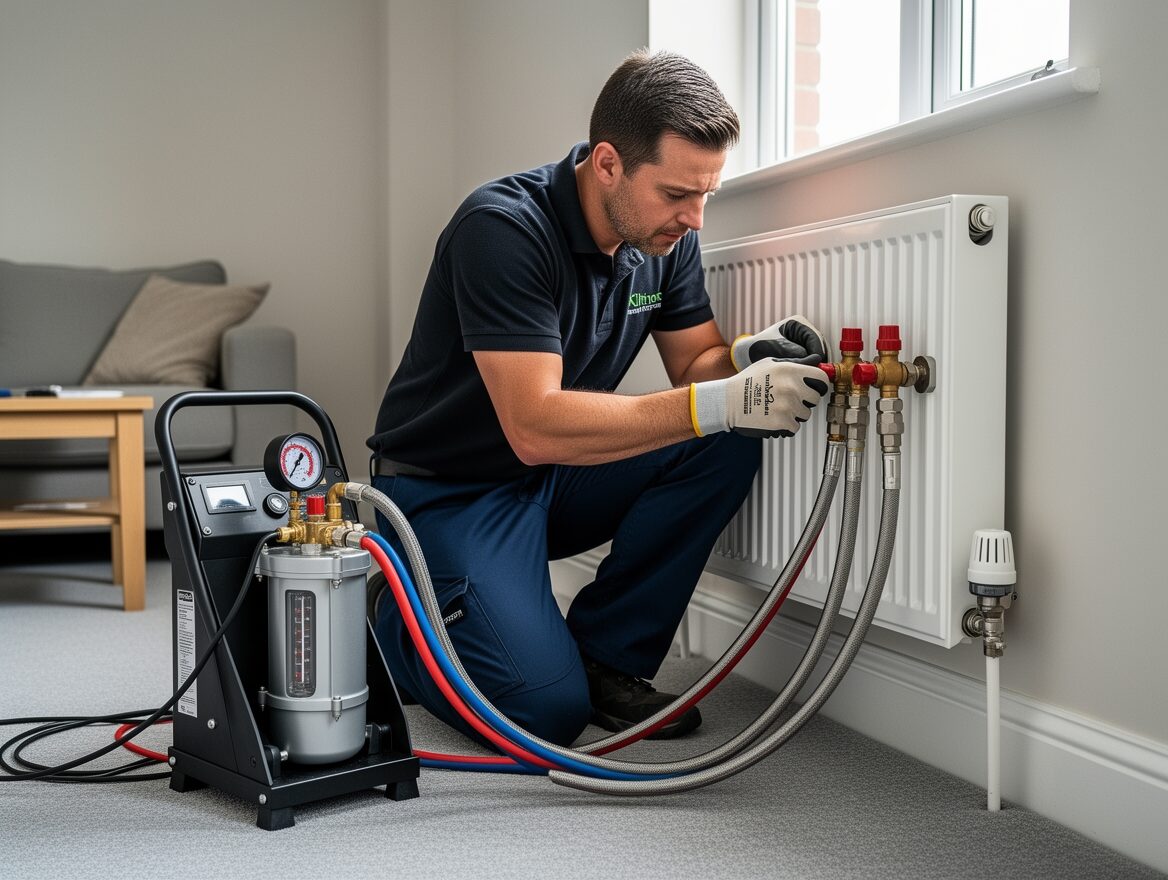Power flushing by Wallis Heating and Plumbing